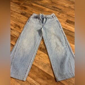 Madewell Women’s SUPERWIDE-LEF JEANS SIZE 28